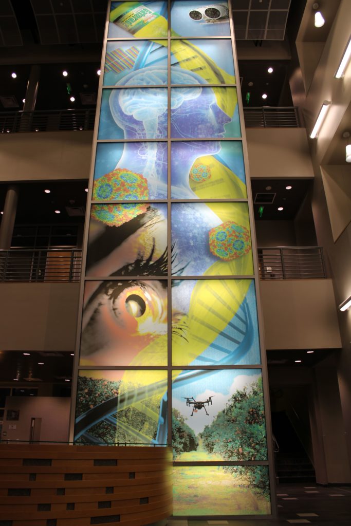 New artwork at The Hub lobby