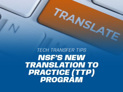 NSF’s New Translation to Practice (TTP) Program (1)