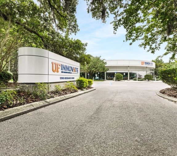 The entrance of UF Innovate | Sid Martin Biotech.